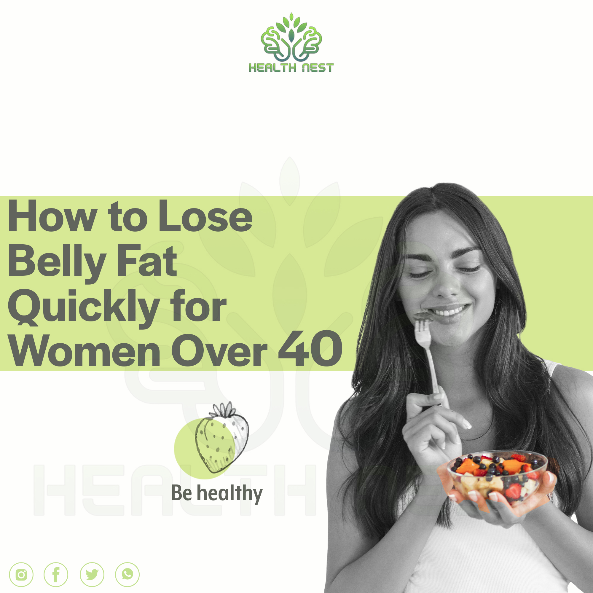 How to lose belly fat for women Over 40