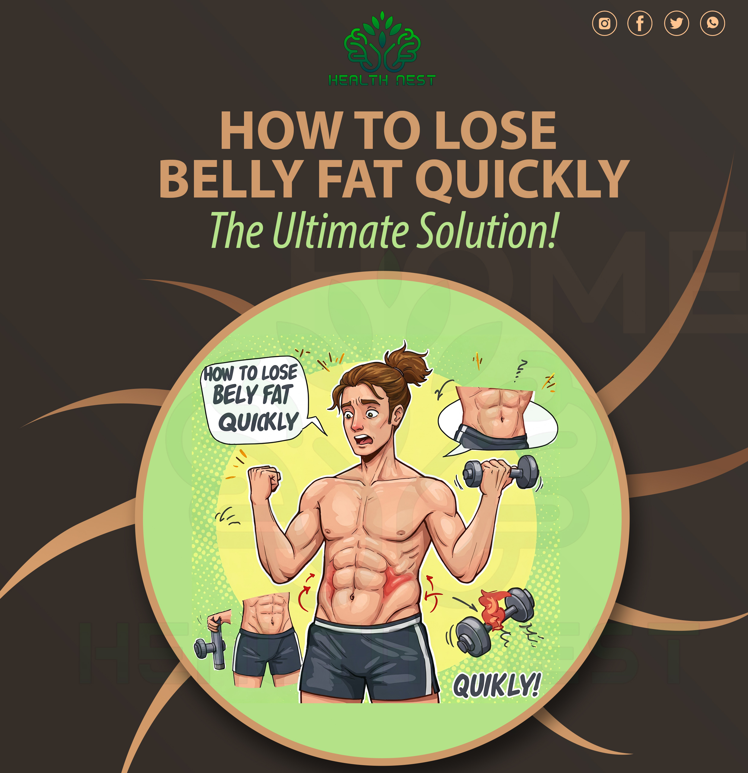 The Ultimate solutions of how to lose belly fat fast